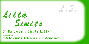 lilla simits business card